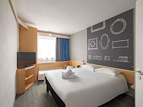 Standard Family Room with One Double Bed and One Single Bed