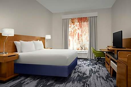 King Room with Street View and Roll-In Shower - Mobility Access/Hearing Accessible