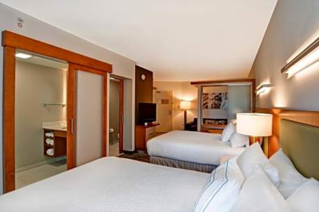 Studio with Two Queen Beds, Sofa Bed and Adapted Tub - Mobility Accessible