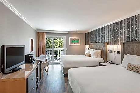 Queen Room with Two Queen Beds and Patio - Non-Smoking