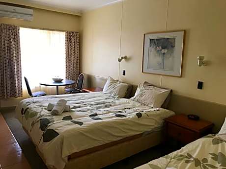 Queen Bed and Single (Non - Pet Room)