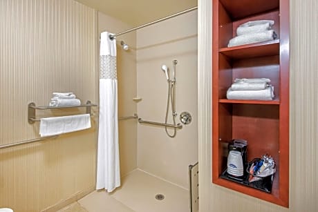 1 King Mobility Hearing Accessible Roll In Shower Non-Smoking
