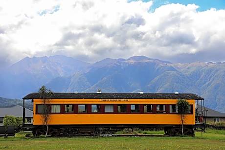 Fiordland Train Carriage with Garden View