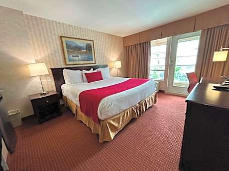 1 King Bed Non-Smoking Balcony Street View Refrigerator Wi-Fi Continental Breakfast