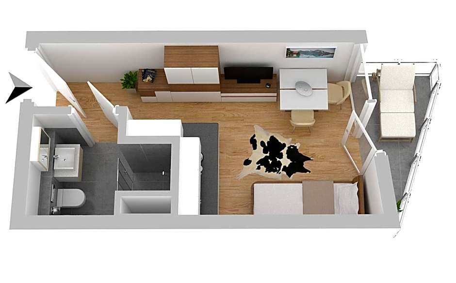 Apart Hotel Messe Munich - my room Apartments