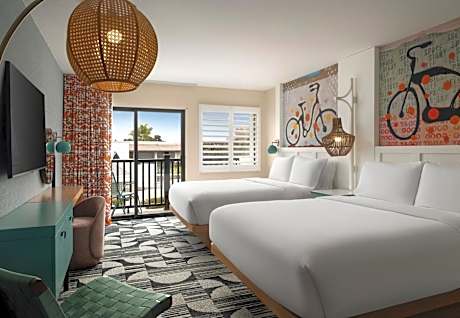 Queen Suite with Two Queen Beds and Balcony