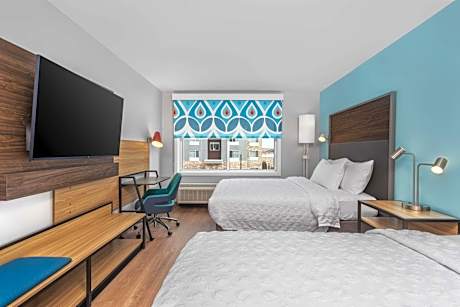 Queen Room with Two Queen Beds and Walk-In Shower