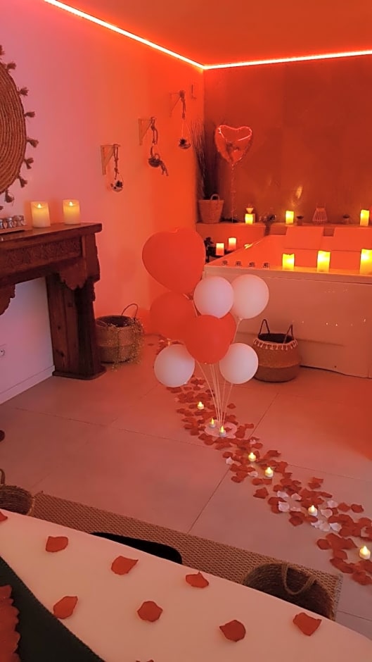 Gîtes Mas des rochers - Romance tropicale avec Spa