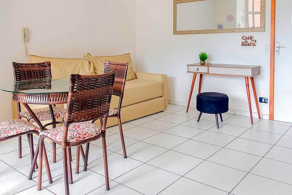 Incrível Apto com piscina e churrasq em Ubatuba SP