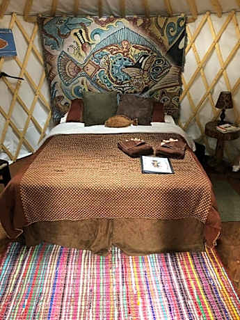 Queen Yurt at Yurt Village with Shared Bathroom