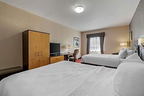 2 Queen Beds, Non-smoking, Pet Friendly Room, Kitchenette, Microwave And Mini-refrigerator, Wi-fi, F