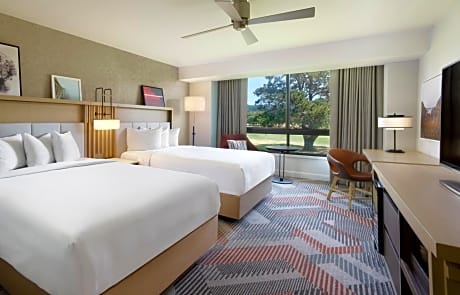 Queen Room with Two Queen Beds and Golf View