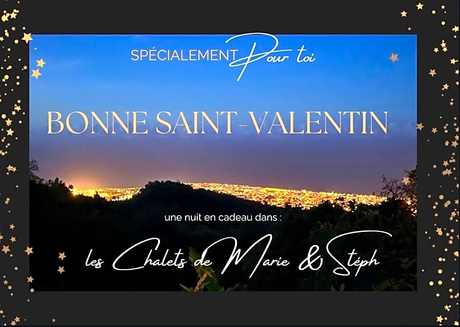 Les Chalets de Marie 974- Jacuzzi SPA privatif dans le chalet , sans vis à vis , vue mer