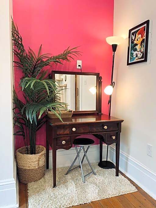 Pet-Friendly Space #3 at Doggy Digs, King Bed and Office