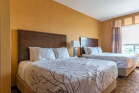 Suite-2 Queen Beds Non-Smoking Family Room Sofabed Microwave And Refrigerator Full Breakfast