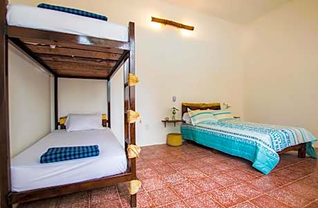 Family Room with Exterior Bathroom