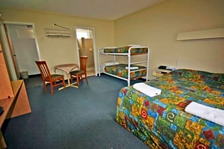 Family Room with One Queen Bed and Bunk Beds