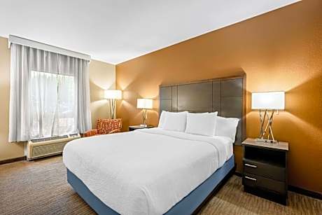 1 King Bed Mobility Accessible Room Non-Smoking