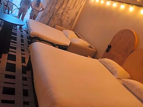 Family Room with Double Bed and Sofa Bed