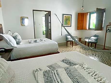 Superior  room  with two double beds - disability access -building 2