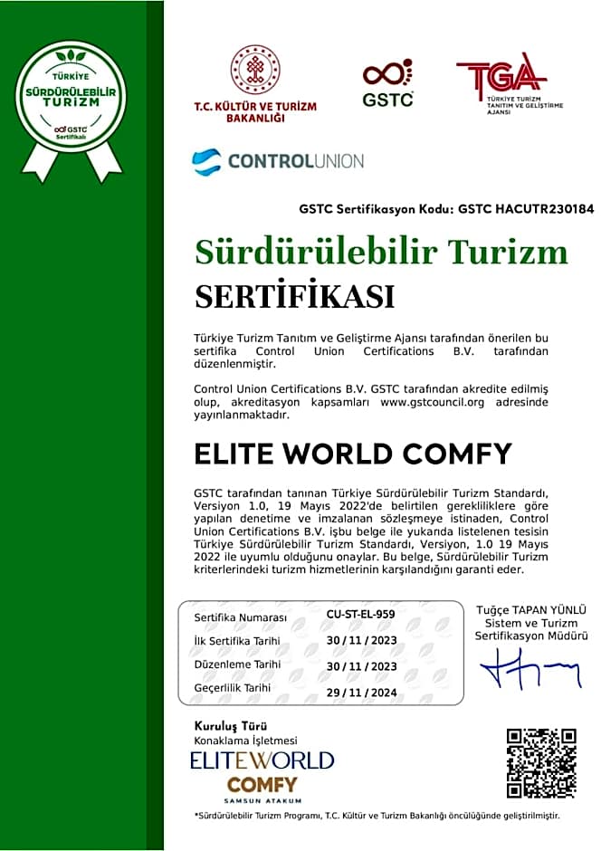 Elite World Comfy Samsun Atakum