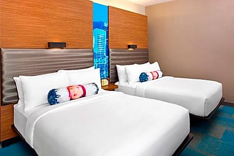 Aloft, Guest room, 2 Queen, High floor