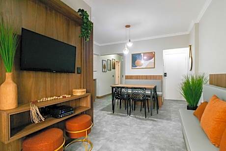 Apto a 500m da Praia Canto do Forte - Praia Grande