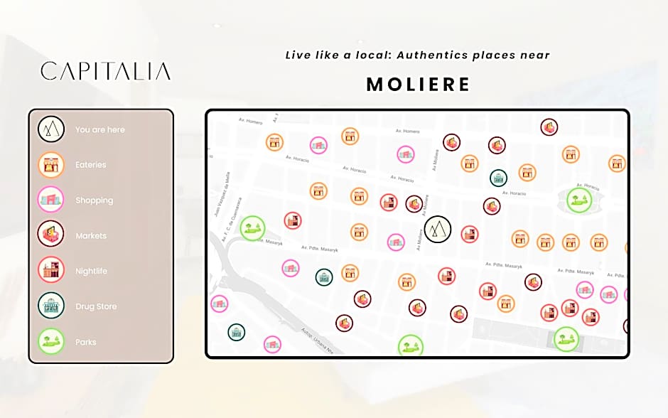 Capitalia - Luxury Apartments - Polanco Moliere
