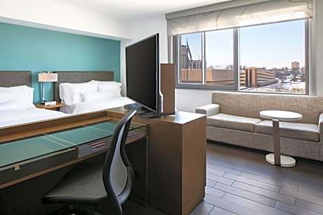 Queen Studio with Two Queen Beds