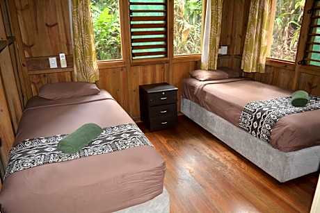 Two-Bedroom Bure with Rainforest View and Air-Conditioning