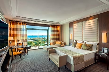 superior  double single use side sea view room