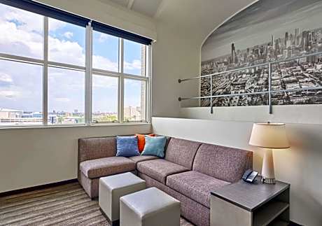 One-Bedroom King Suite with Sofa Bed and Kitchen