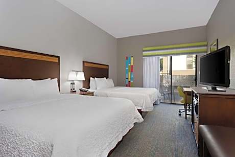 Queen Room with Two Queen Beds with Patio View - Non-Smoking