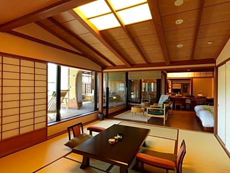Standard Suite with Open-Air Bath and Forest View - Traditional Japanese Style Kaiseki Dinner + Japanese Style Breakfast Included