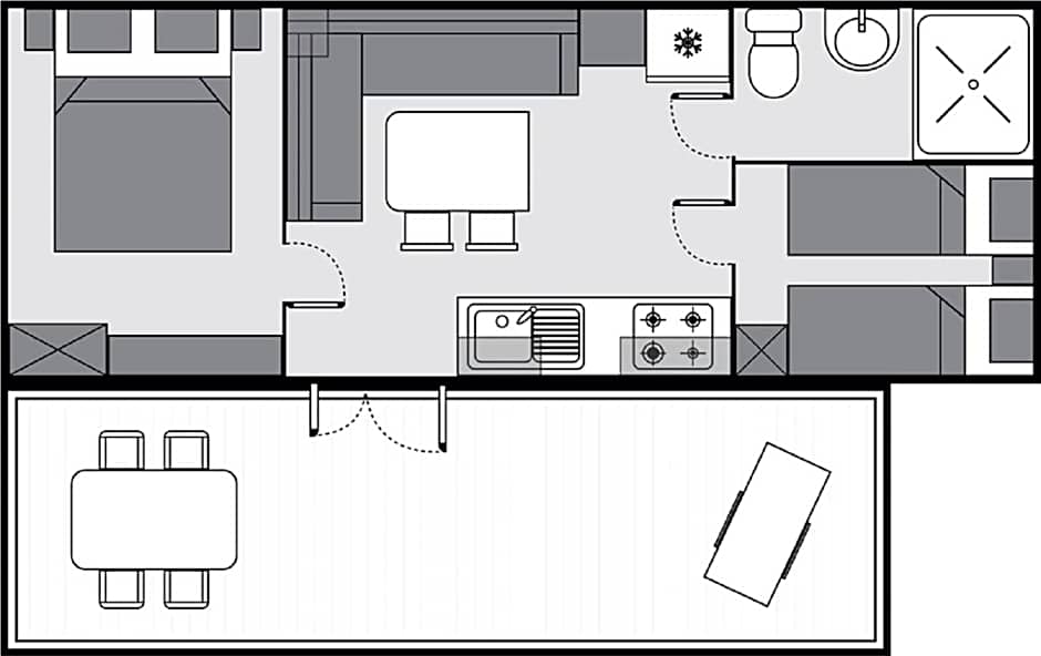 Mobilhome Victoria Camping Lanterna