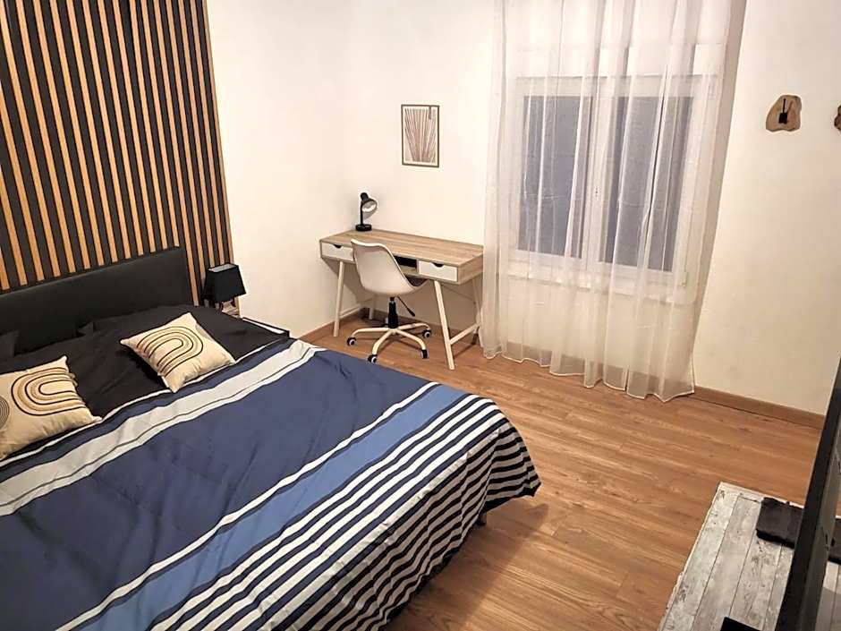 Chambre climatisée cosy Auberge du Manala Hôtel 24-24
