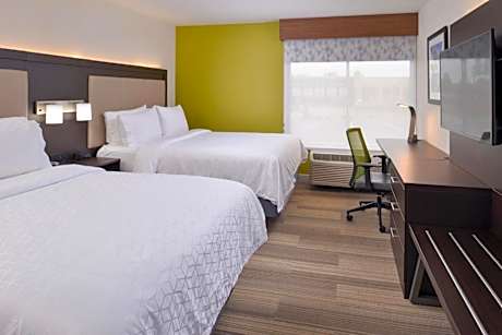 Double Room with Two Double Beds and Accessible Roll In Shower - Non-Smoking