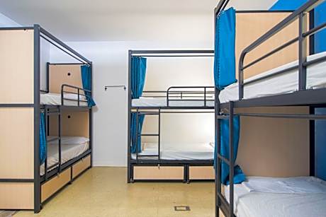 Bed in 6-Bed Mixed Dormitory Room with Shared Bathroom