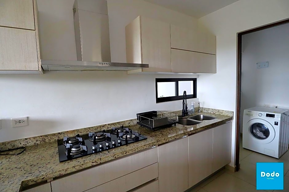 Residencial privado con alberca a 3 min. de la playa