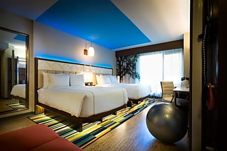 Premium Double Room with Two Double Beds - High Floor