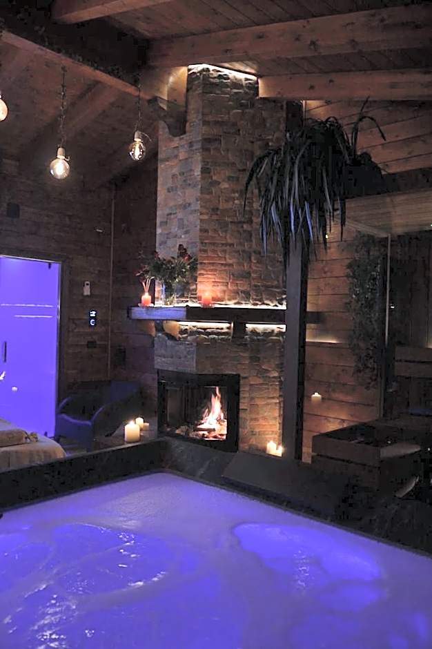 Mini spa in chalet bosco e trullo