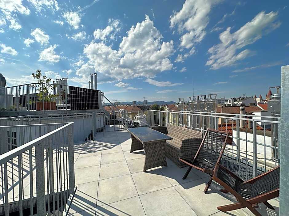 FeelHome-Dachterrasse-4 Gäste-WiFi