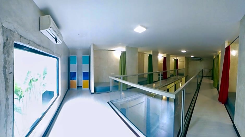 Beds In Garden Hostel