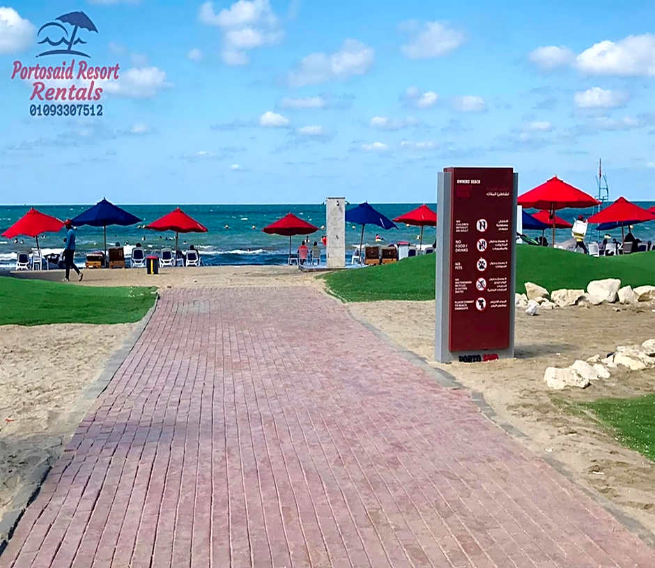 شاليه على البحر بورتوسعيد