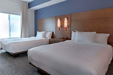 1 Bedroom Suite, 2 Queen, Sofa bed, Mountain view