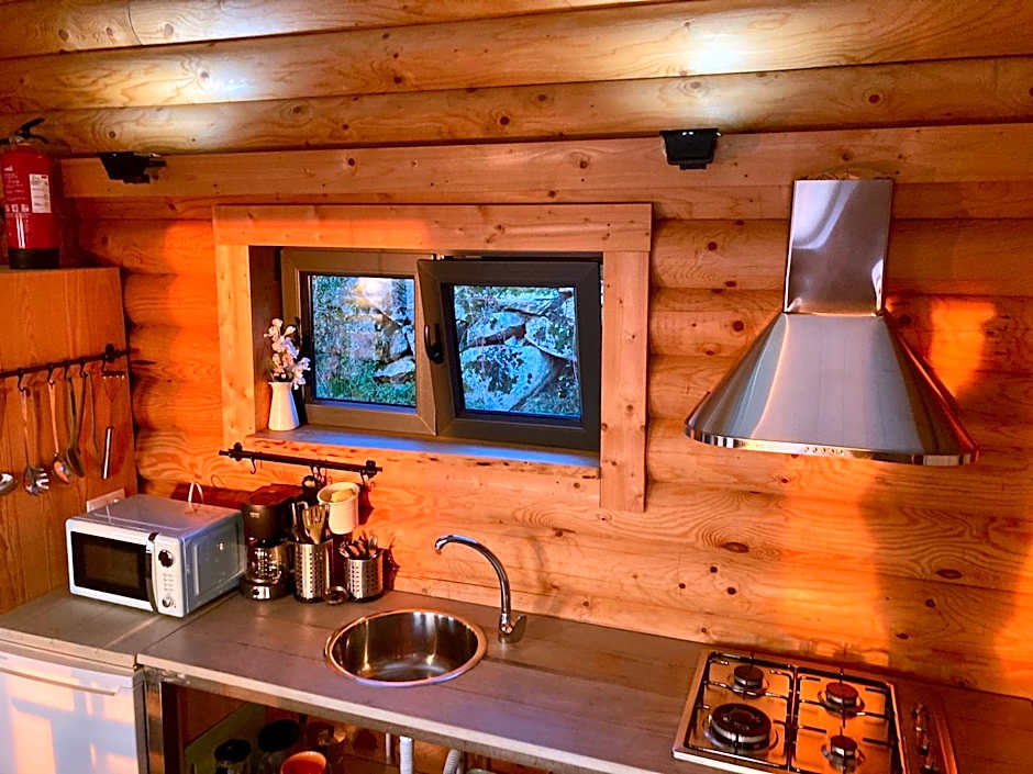 Mountain Log Cabin O Lobo