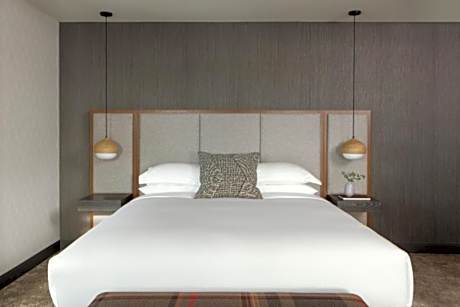 King Room with Mobility Accessible Roll-In Shower and Mountain View