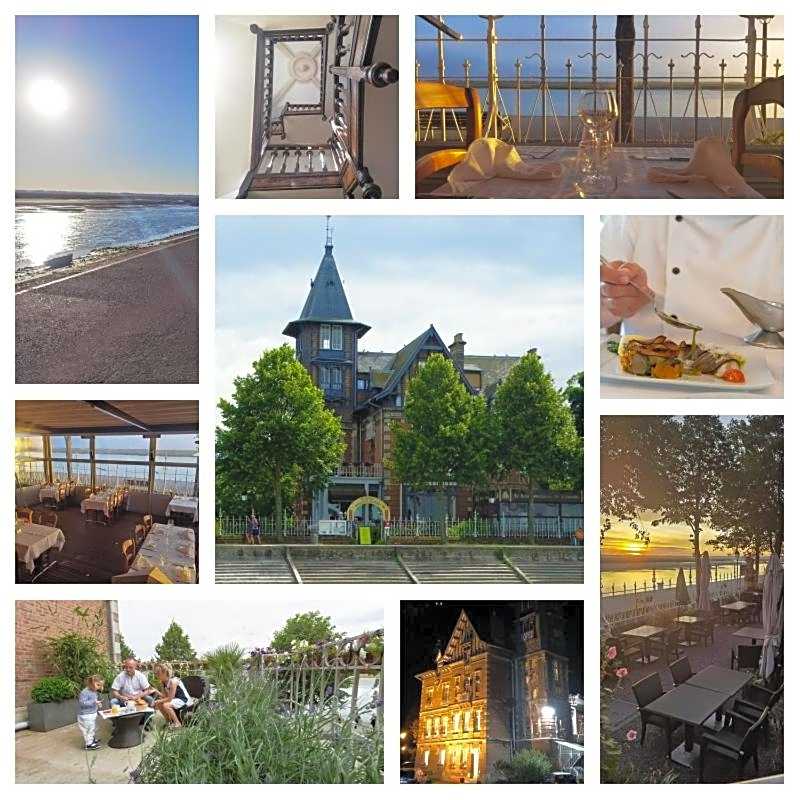 Logis Hôtel- Restaurant Le Relais Guillaume de Normandy-PARKING GRATUIT-Bornes électriques-VUE BAIE TERRASSE-Calme