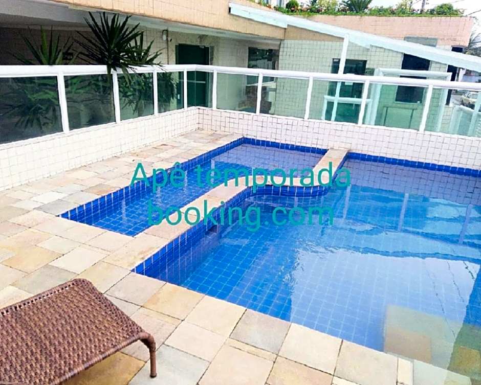 Apê Temporada Praia Grande SP Completo com Piscina, Churrasqueira, Estacionamento