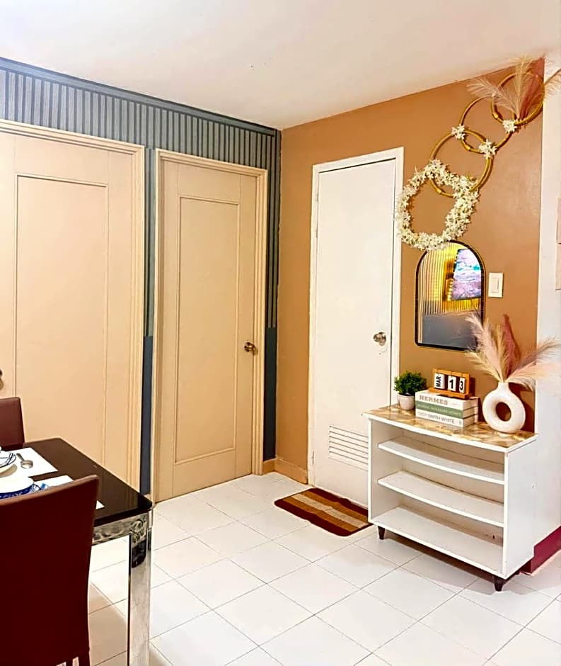 Relaxing 2BR at Camella Northpoint with balcony pool view 3rd floor